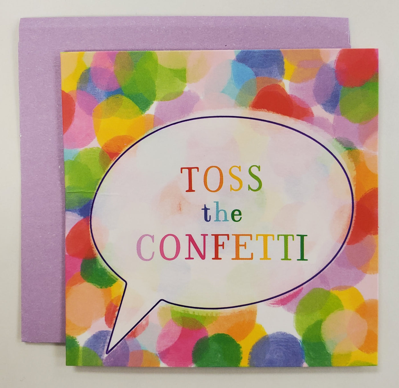 Toss The Confetti - Mini Card