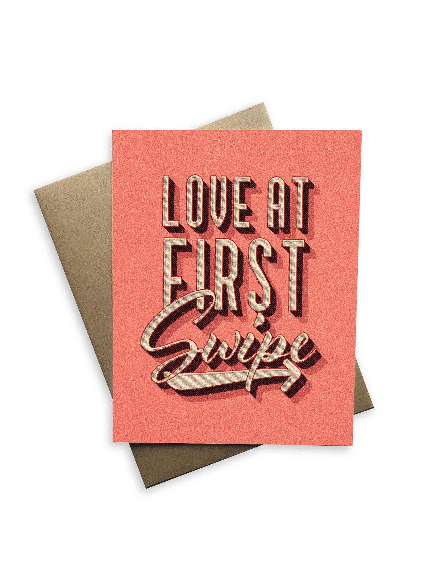 Love at First Swipe Notecard