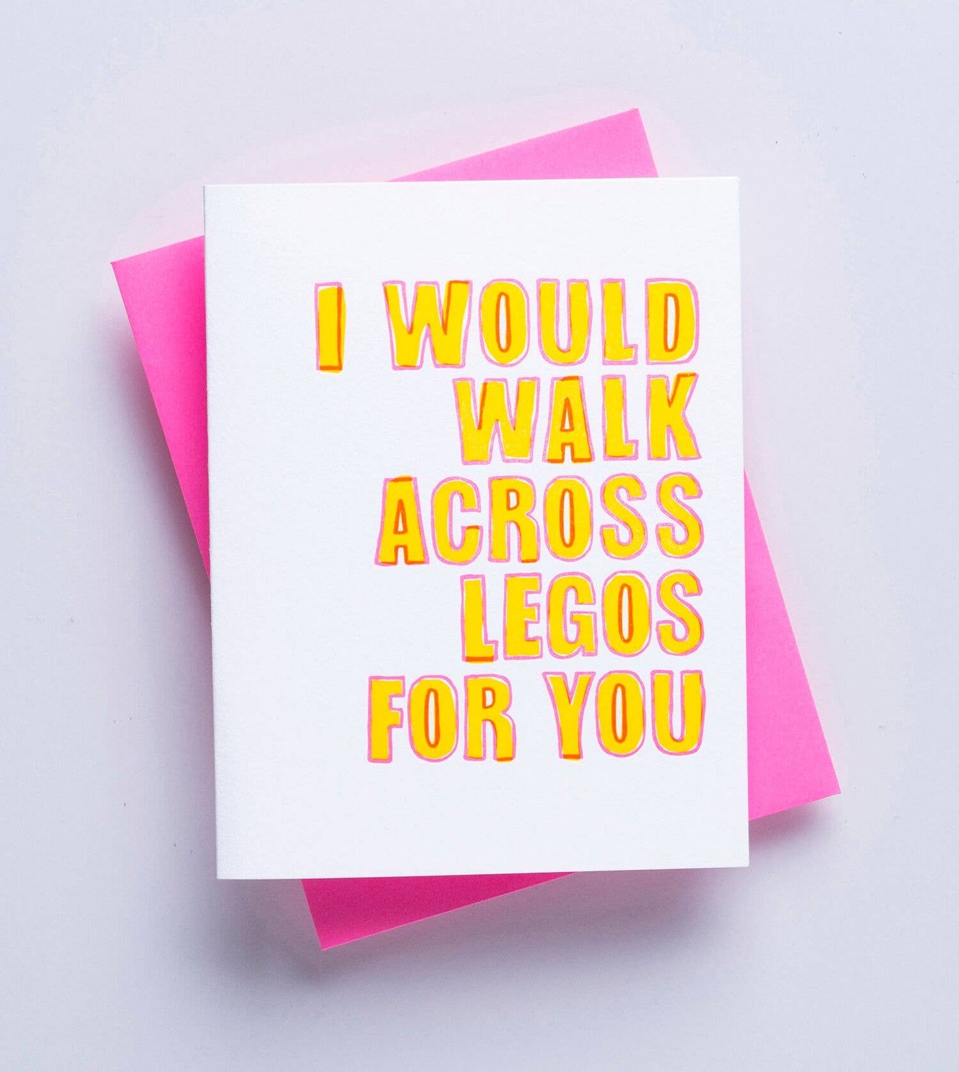 Walk Across Legos - Baby and Parenting Greeting Card