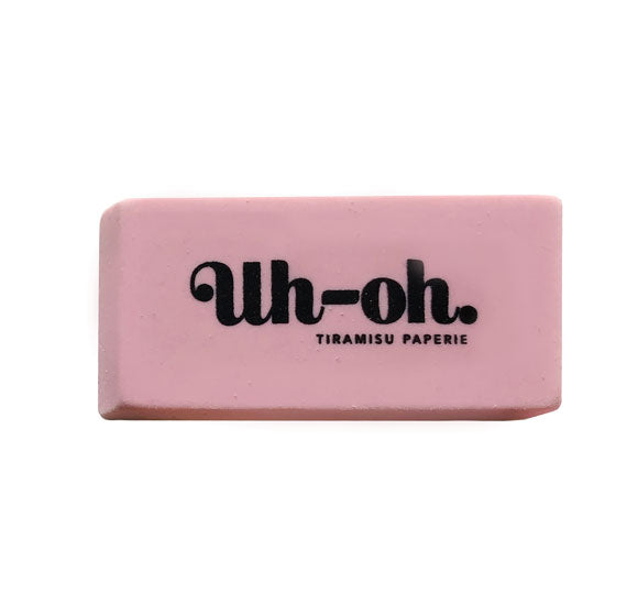 Uh-oh Pink Eraser