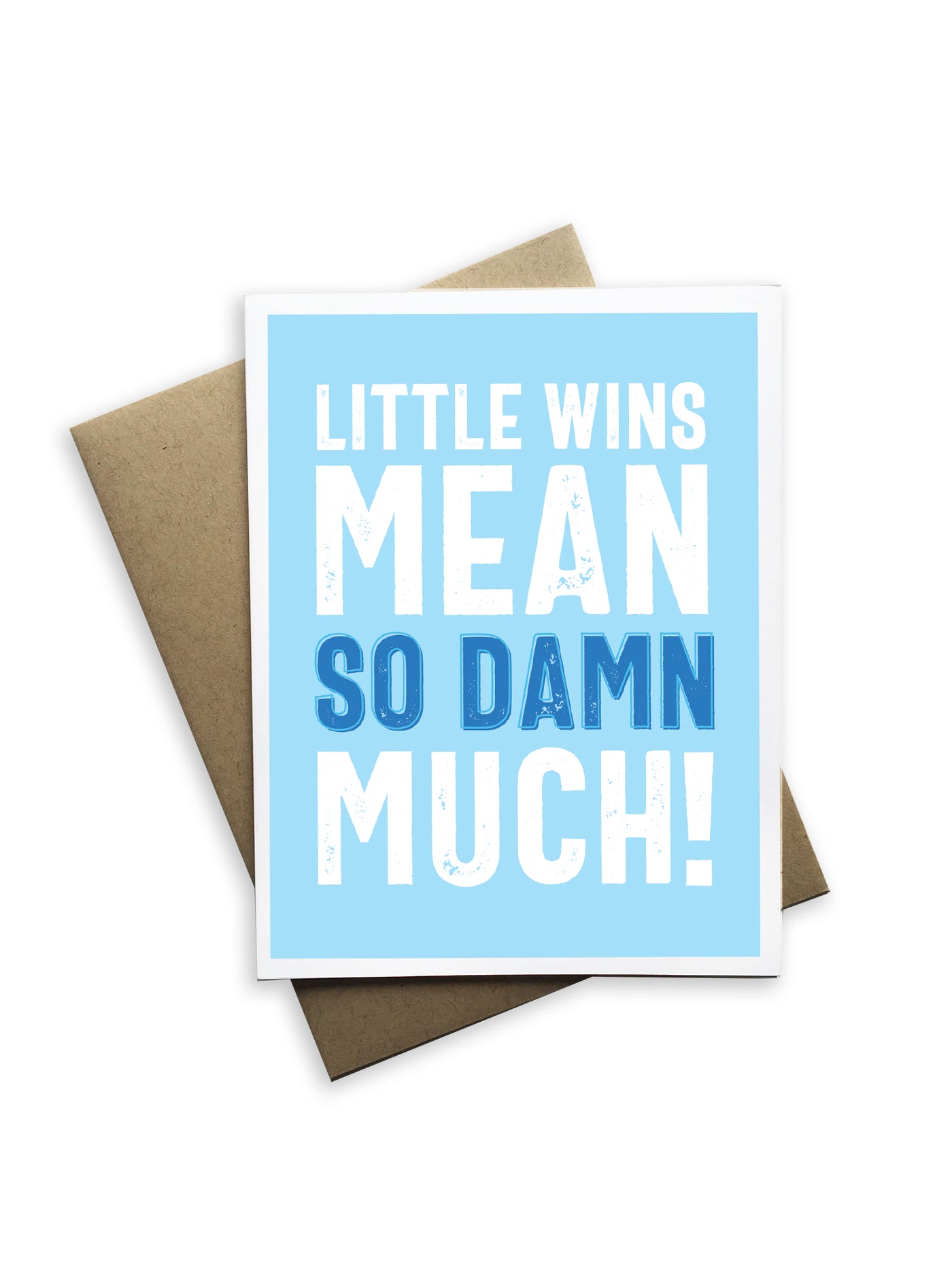 Little Wins Mean So Damn Much! AUTISM Notecard