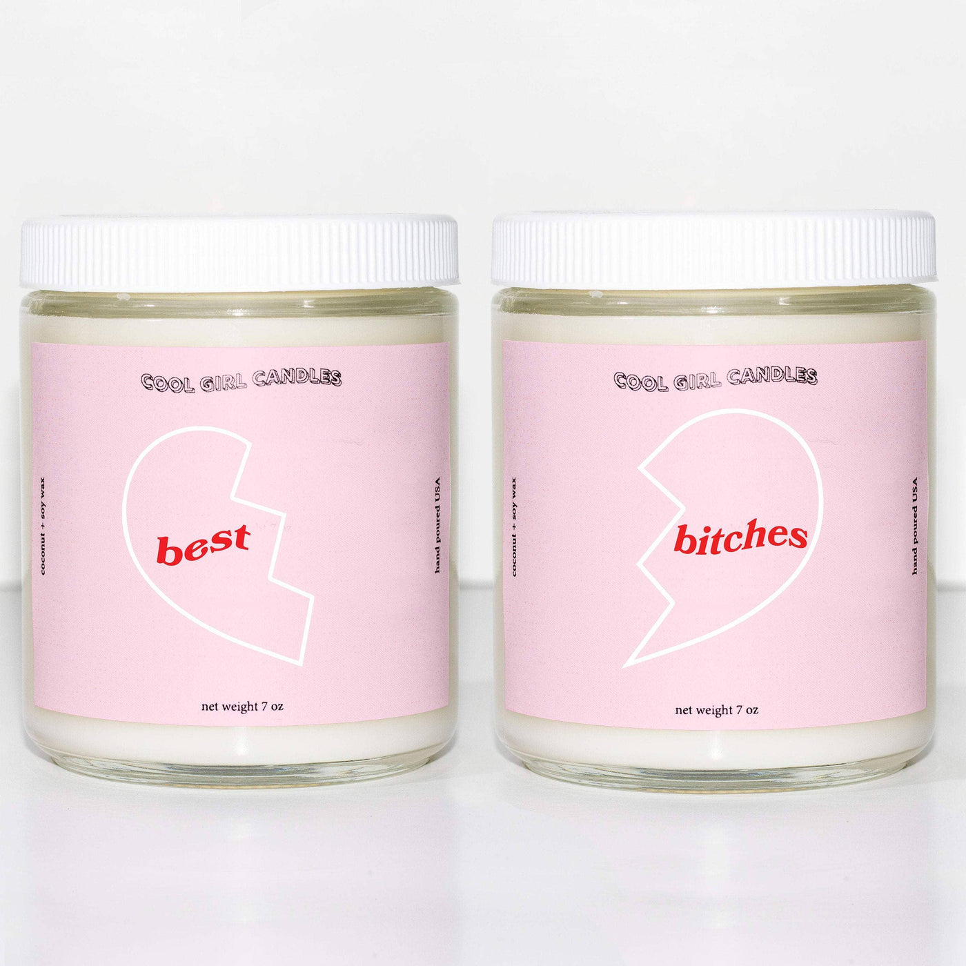 cool girl candles - Best Bitches Duo: Coconut + Hibiscus