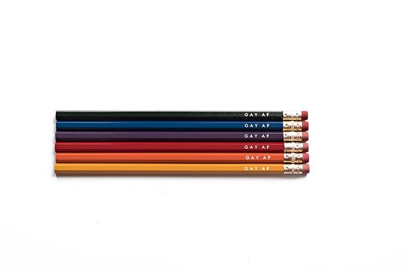 Gay AF Pencils