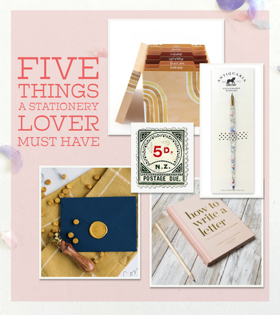 Five Things Every Stationery Lover MUST Have