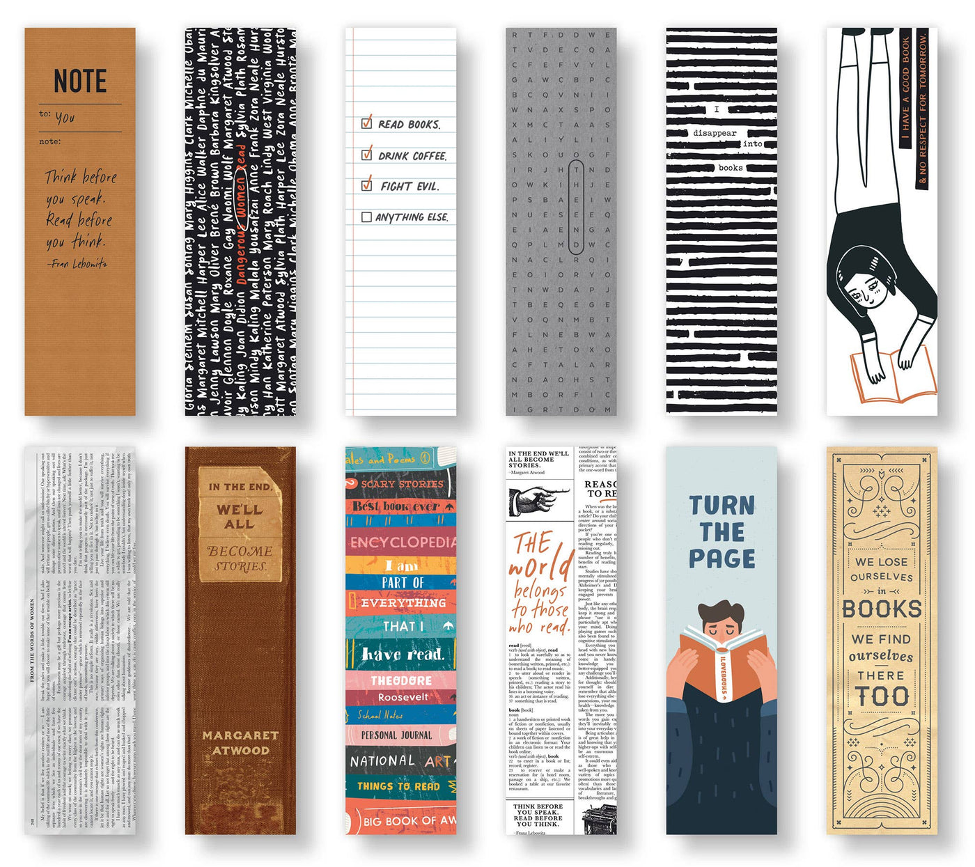 Gibbs Smith - I Love Books Bookmark Box