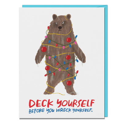 Deck Yourself Cards, Box of 8 Single Holiday Cards