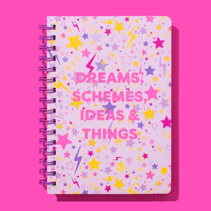Spiral Notebook - "Dreams, Schemes, Ideas & Things"