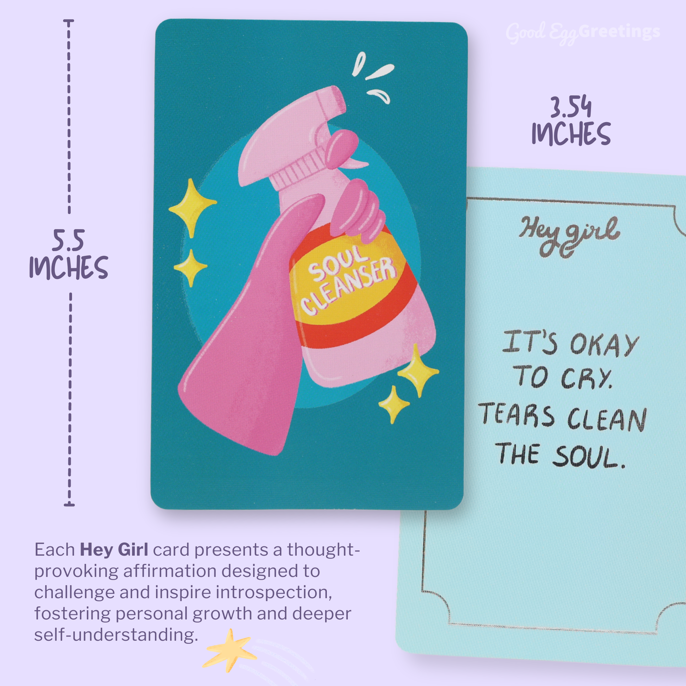 Hey Girl 60 Sassy Affirmation Cards for Empowering Women