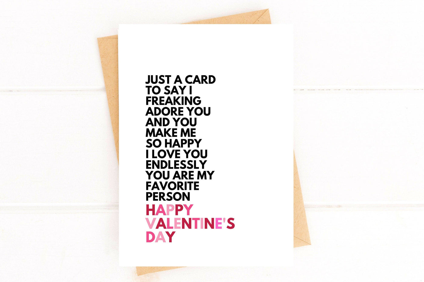 Five Dot Post - You're My Person I Love You So Much Valentines Day Card