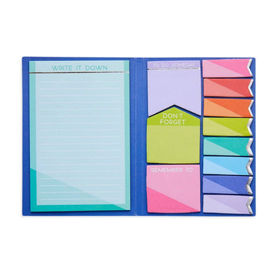 Side Notes Sticky Tab Note Pad - Color Write (1 Set)