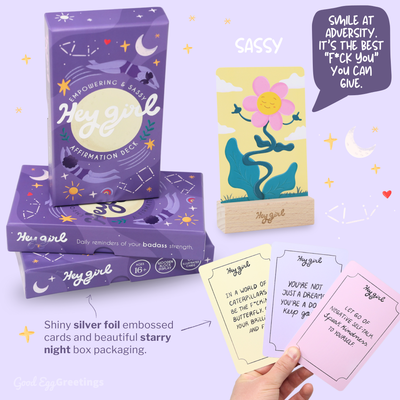 Hey Girl 60 Sassy Affirmation Cards for Empowering Women