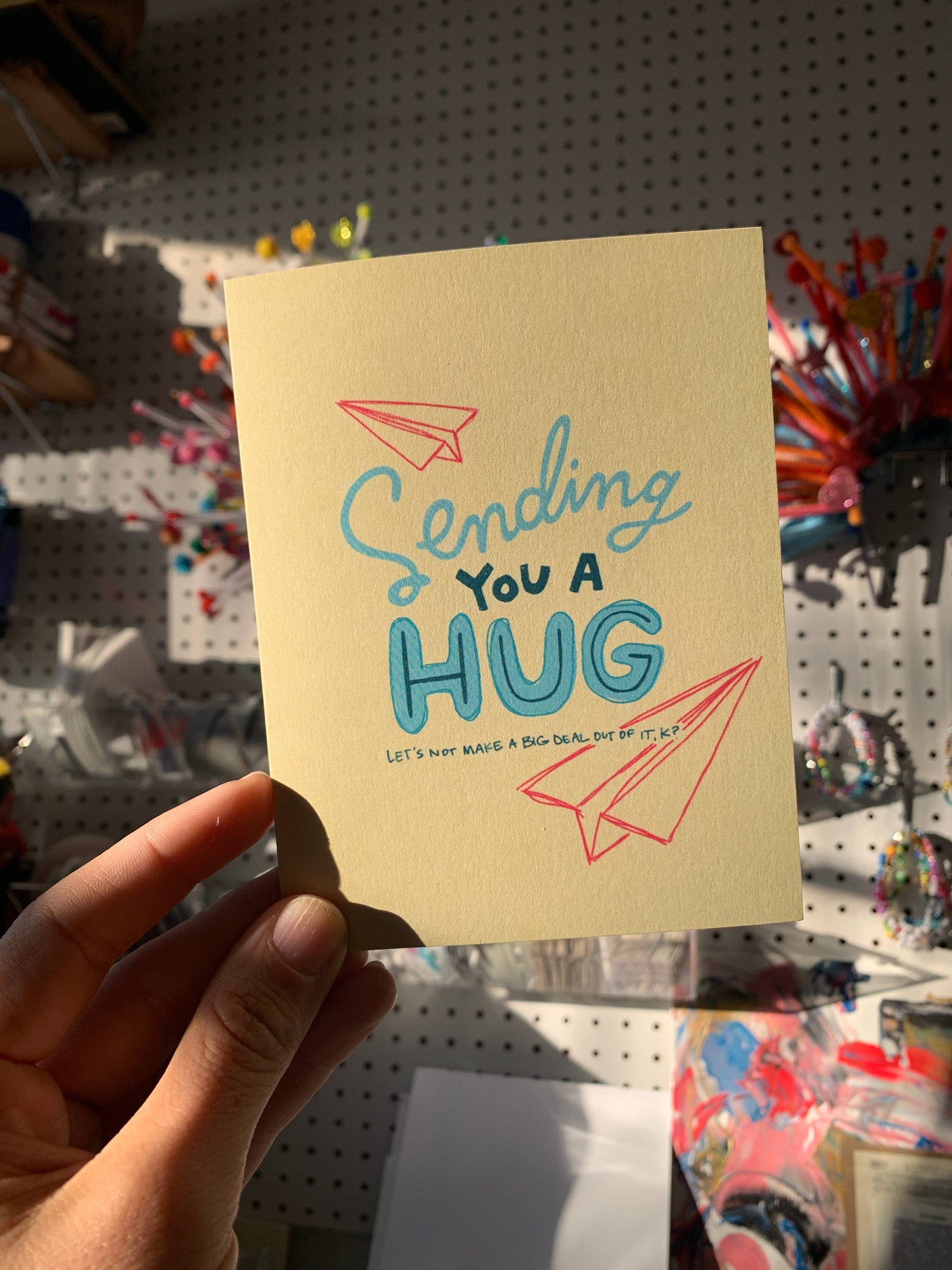 Sending You a Hug Card