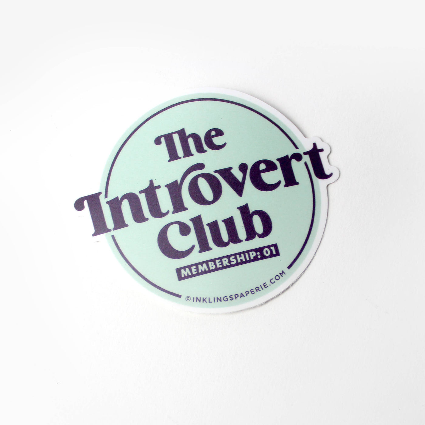 Introvert Club Sticker