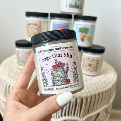 "Sage That Shit" White Sage & Lavender - Luxury Soy Candle