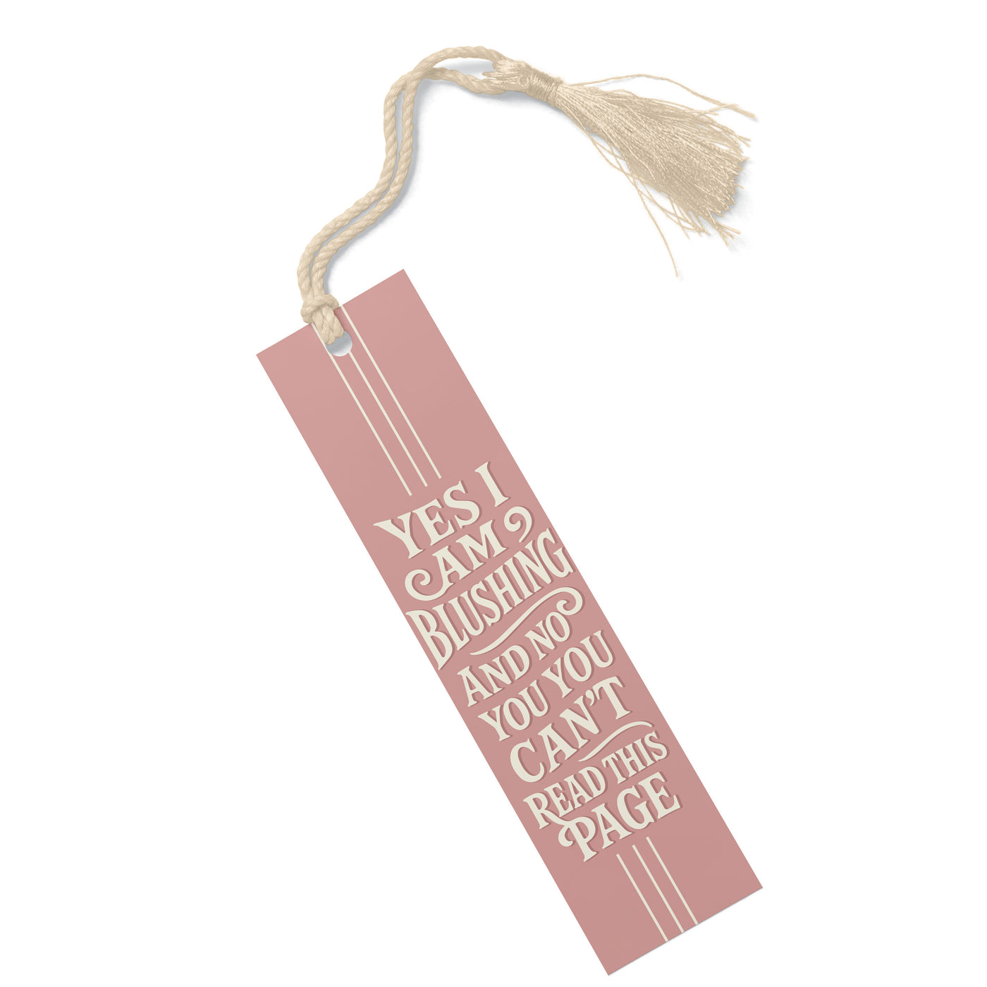Yes I'm Blushing Bookmark