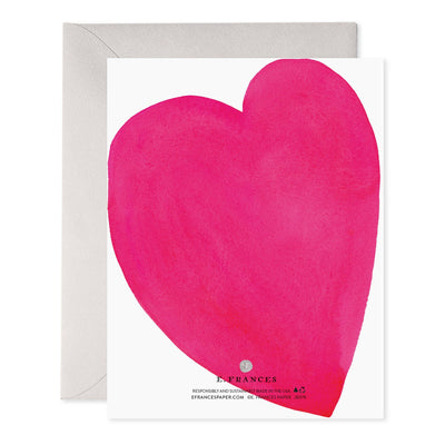 Squeezed Heart | Love Greeting Card