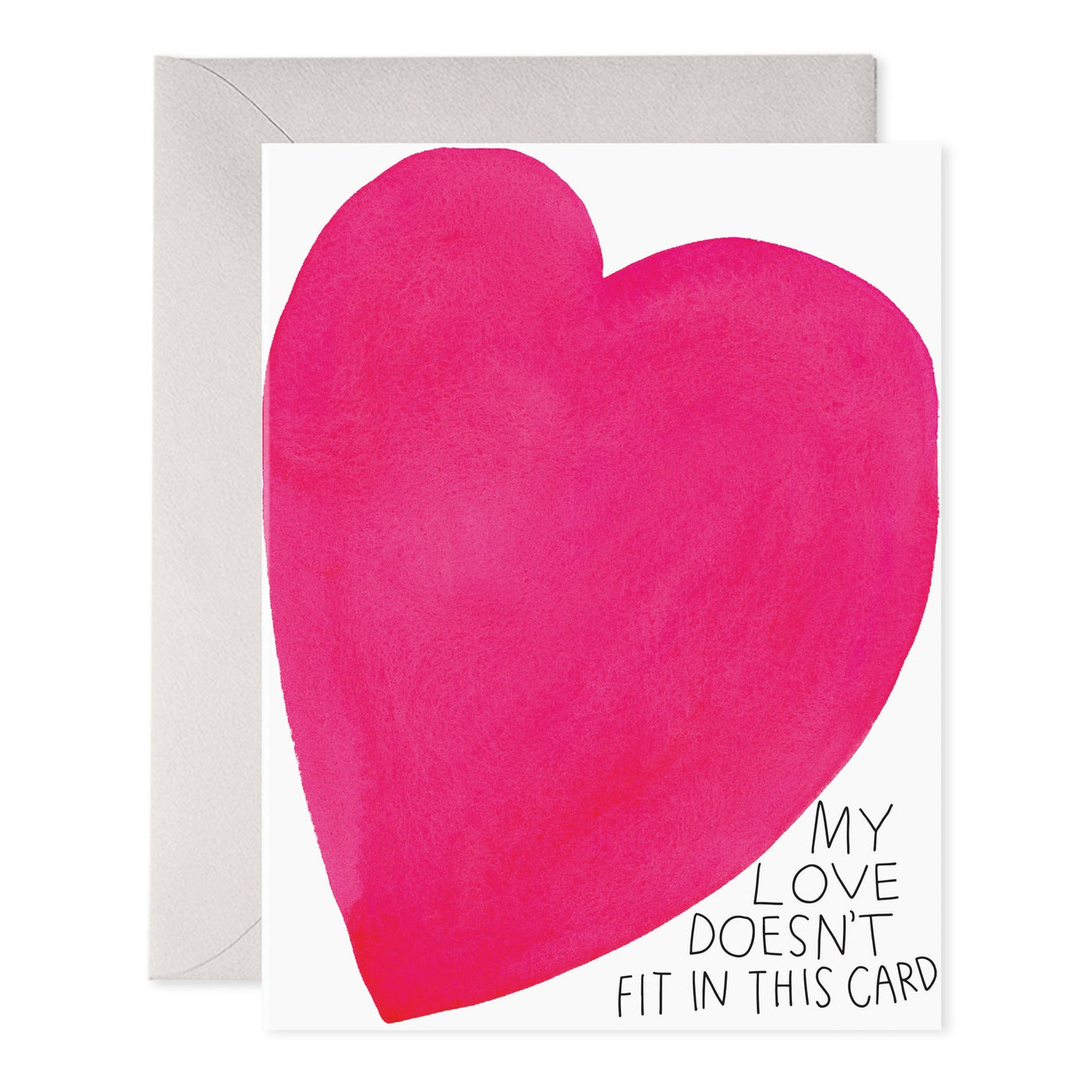 Squeezed Heart | Love Greeting Card