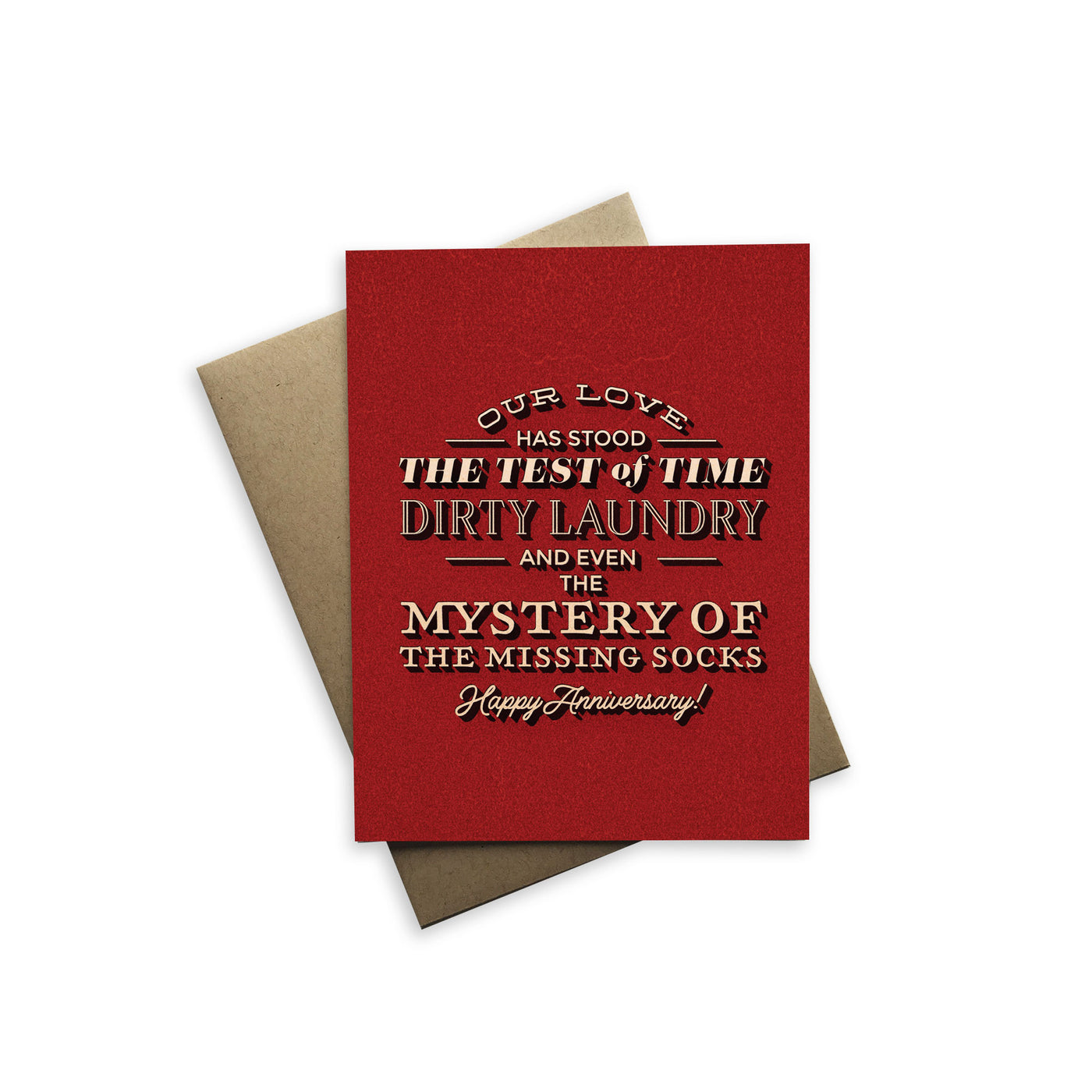 Our Love Has Stood the Test of Time Anniversary Card