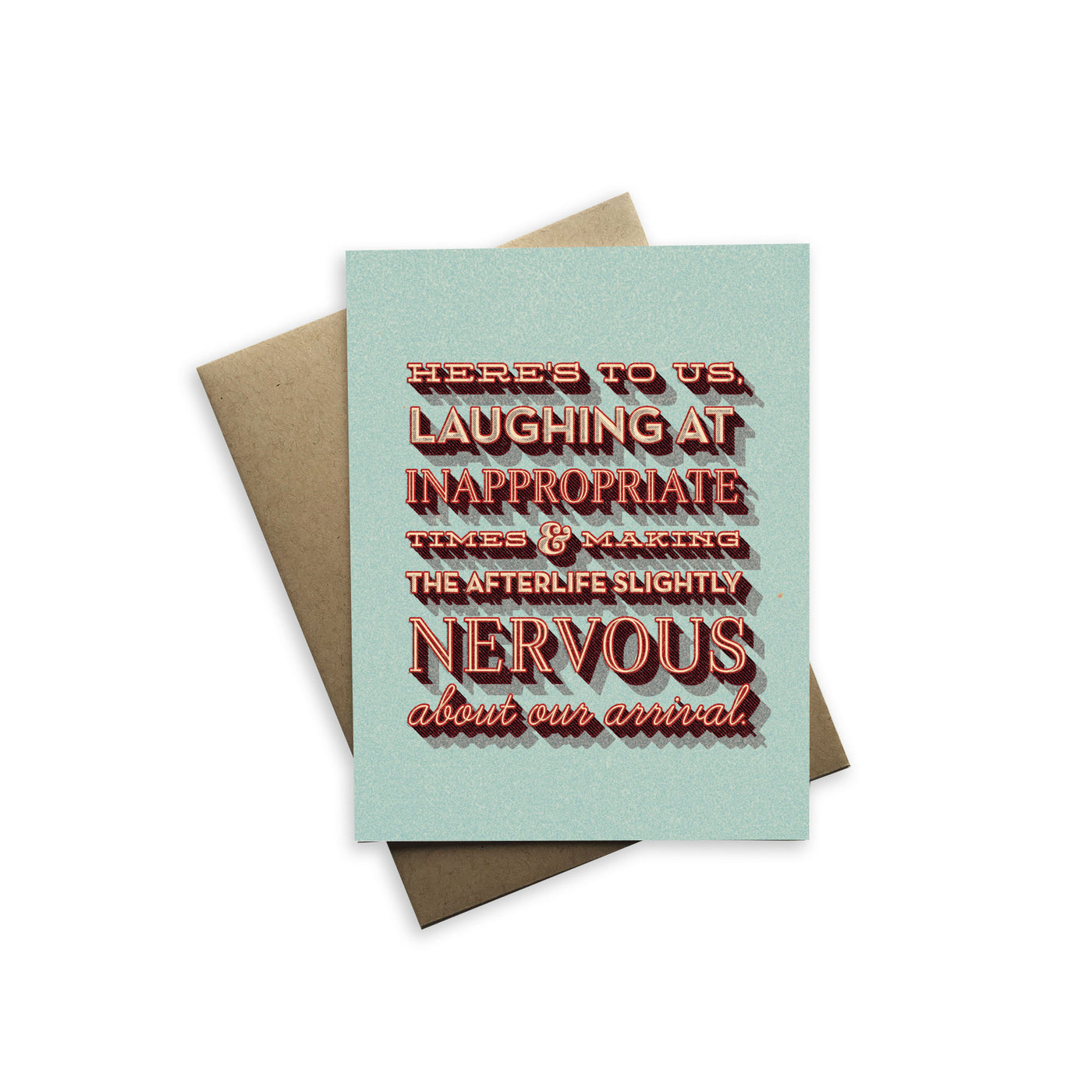 Here's To Us Friendship Greeting Card