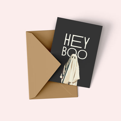 Hey Boo Halloween Card