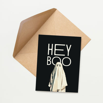 Hey Boo Halloween Card