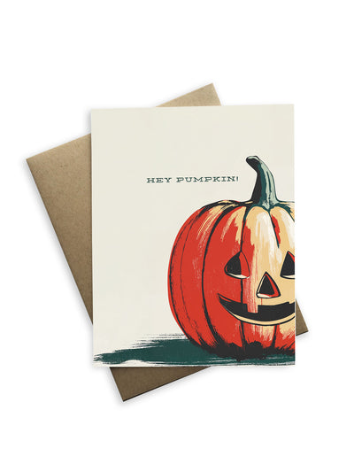 Hey Pumpkin Halloween Card