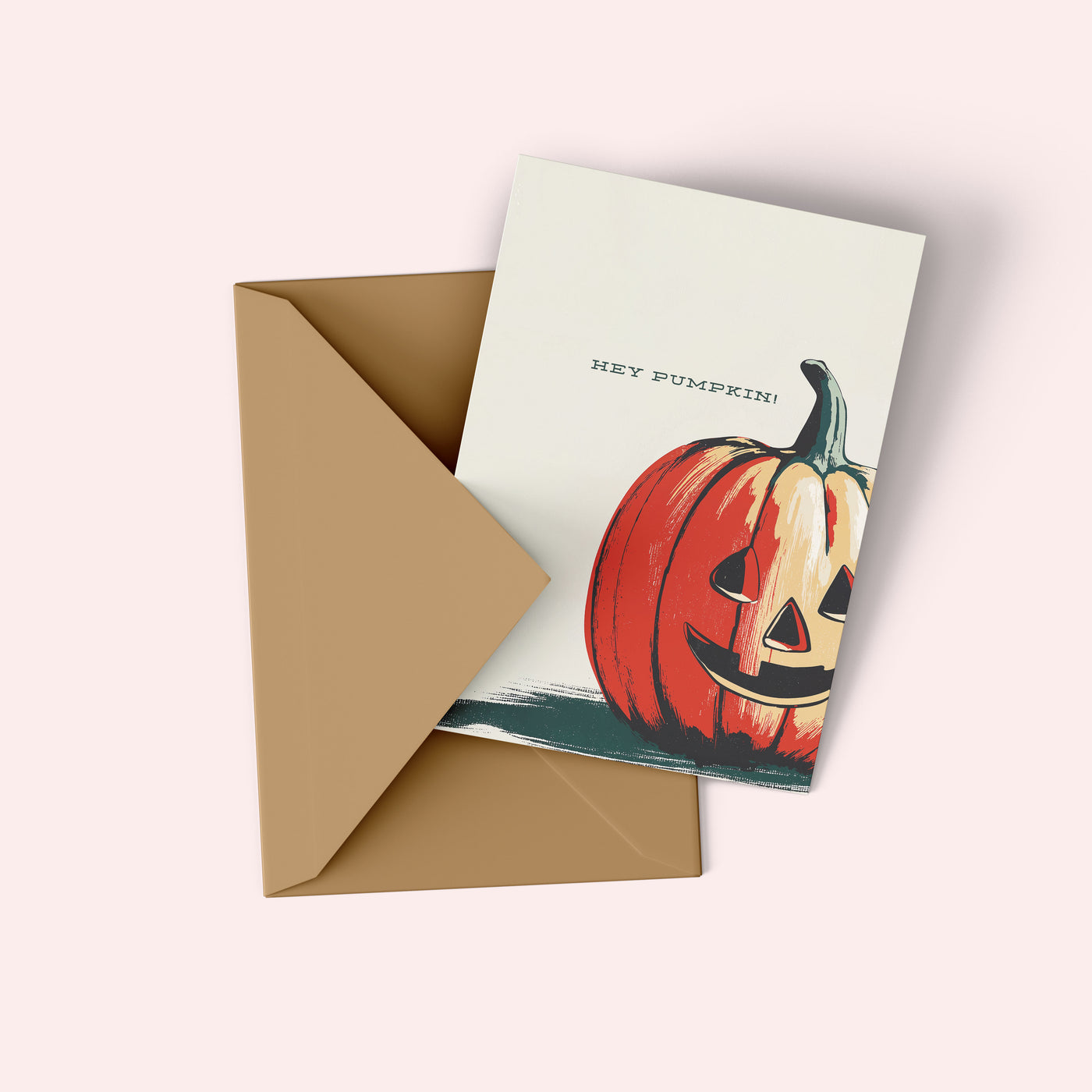 Hey Pumpkin Halloween Card