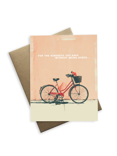 For the kindness Thank you Card