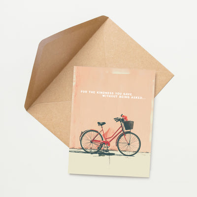 For the kindness Thank you Card