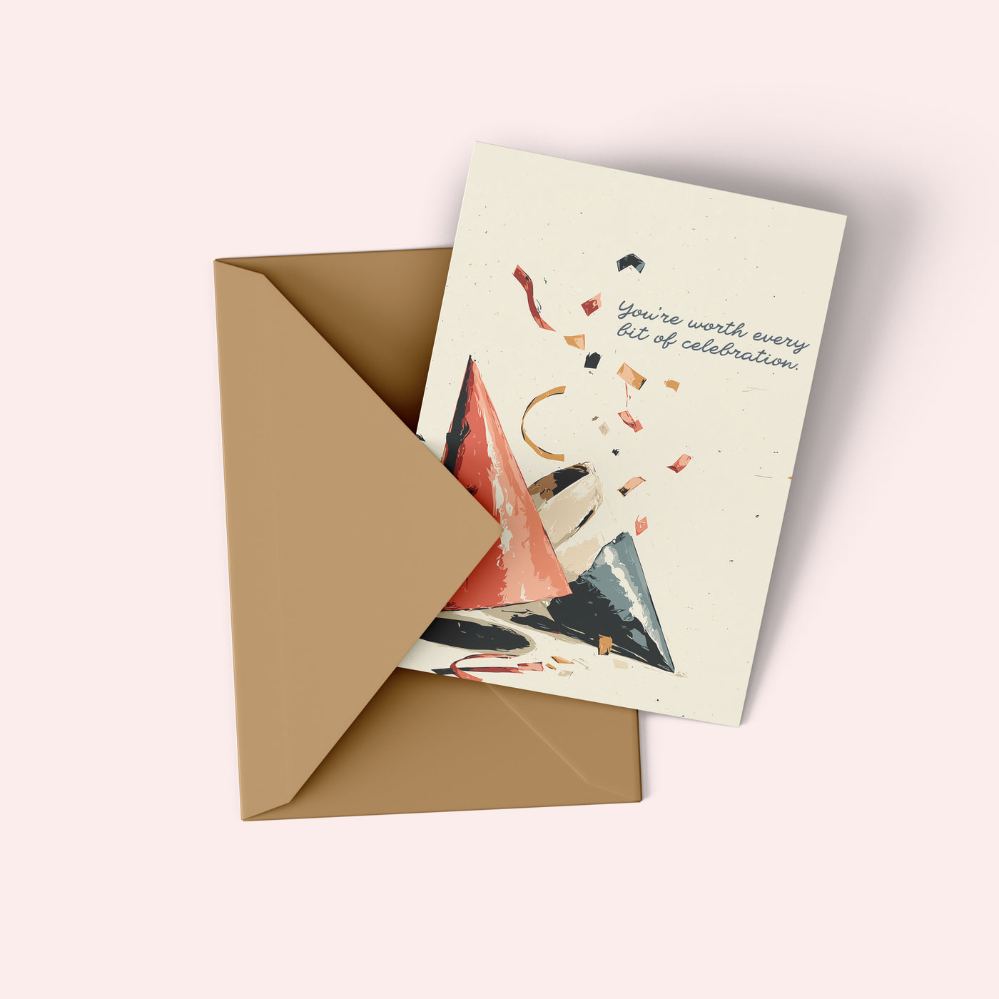 Happy Birthday Party Hats Card