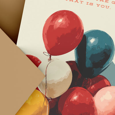 Birthday Balloons Card