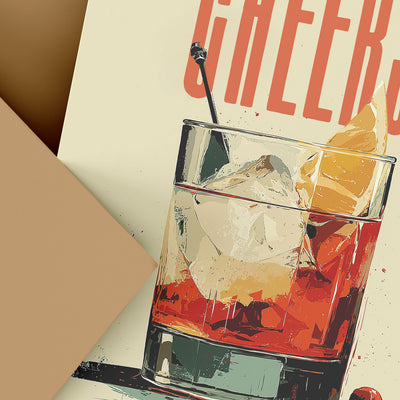 Cheers Birthday Card, Congrats Card, For Him Card