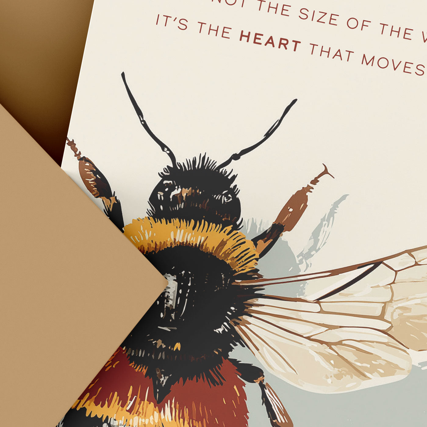 Bee Encouragement Card