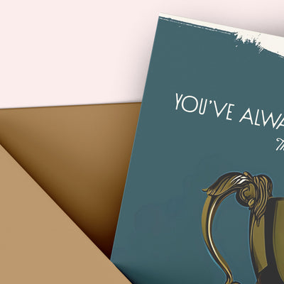 You Did It Trophy, Congrats Card