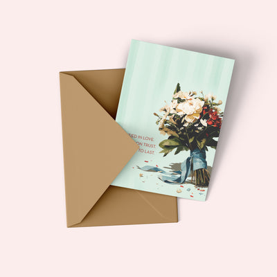 BRIDAL CARD, BRIDAL SHOWER CARD, WEDDING CARD