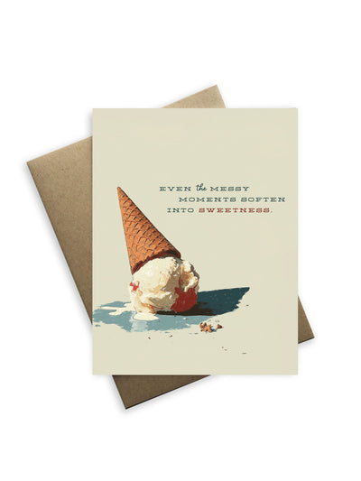 LIFE IS MESSY CARD, ENCOURAGEMENT CARD