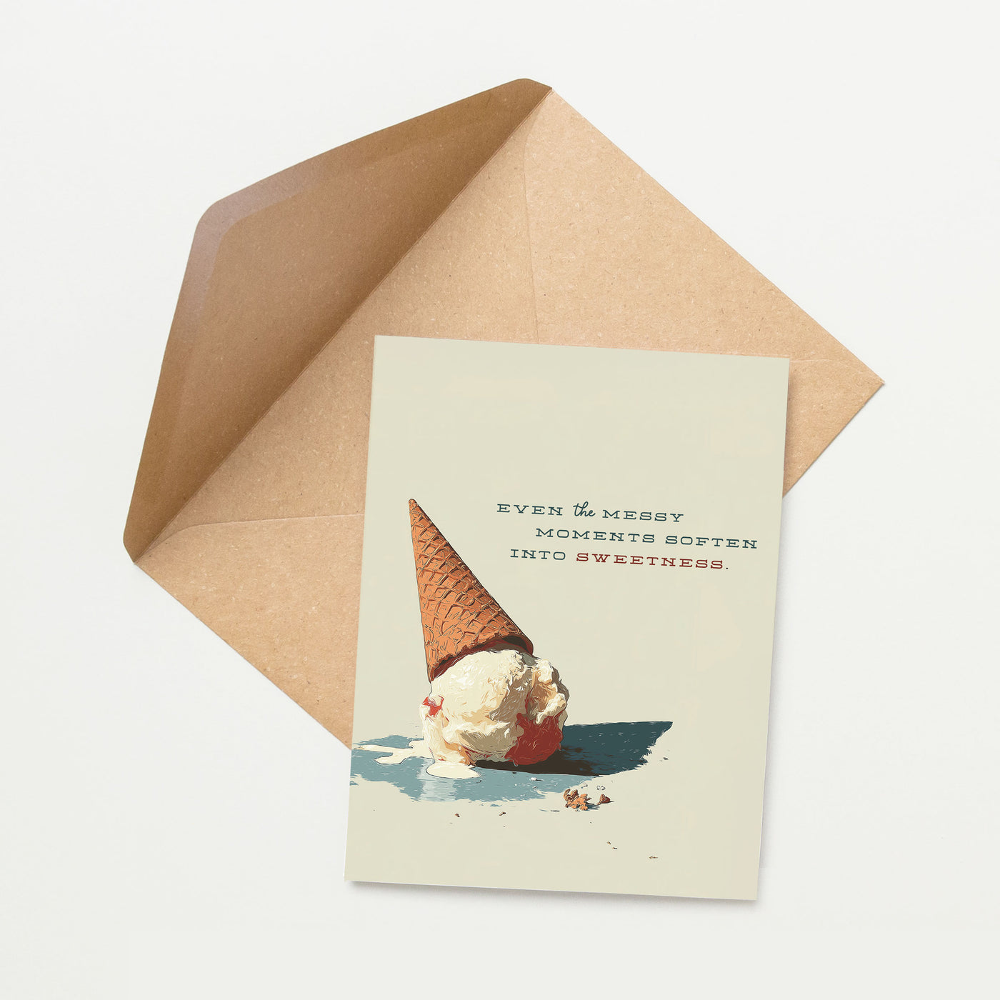 LIFE IS MESSY CARD, ENCOURAGEMENT CARD