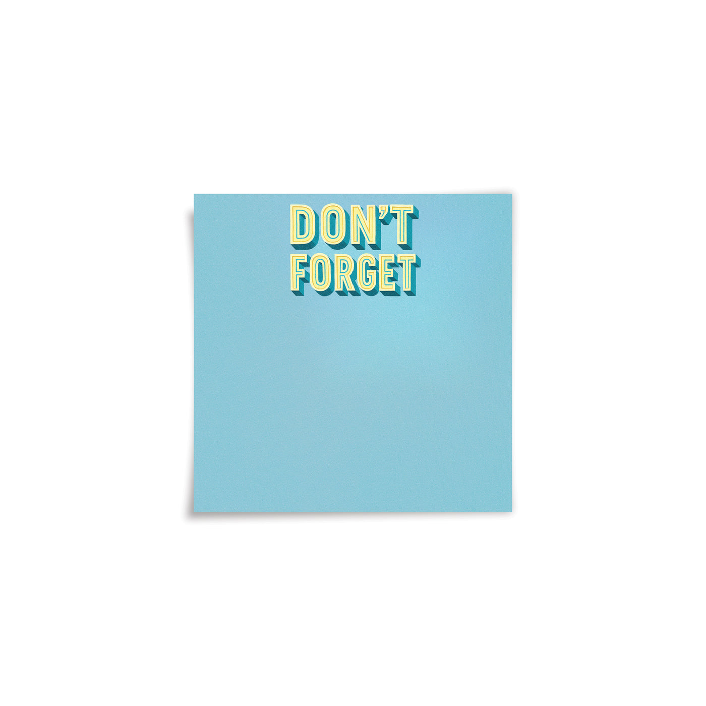 Don't Forget Sticky Note