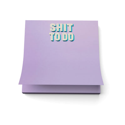 Shit To Do Sticky Note