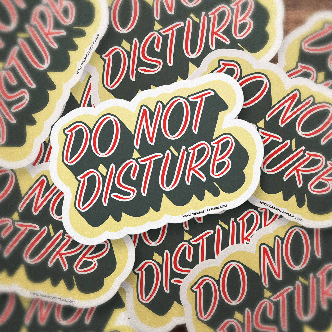 Do Not Disturb Vinyl Sticker