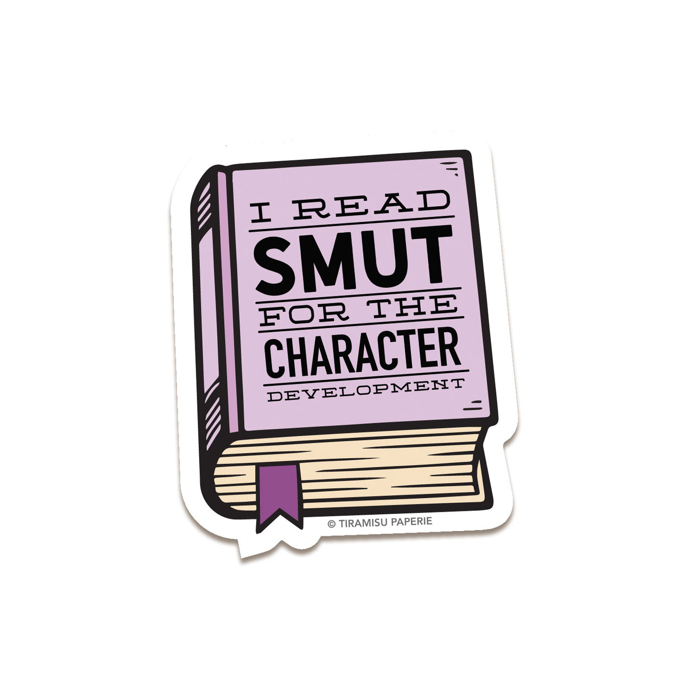 I Read Smut 3" Sticker