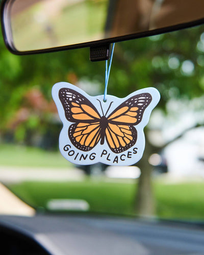 And Here We Are - Going Places Butterfly Air Freshener - Grass Scent