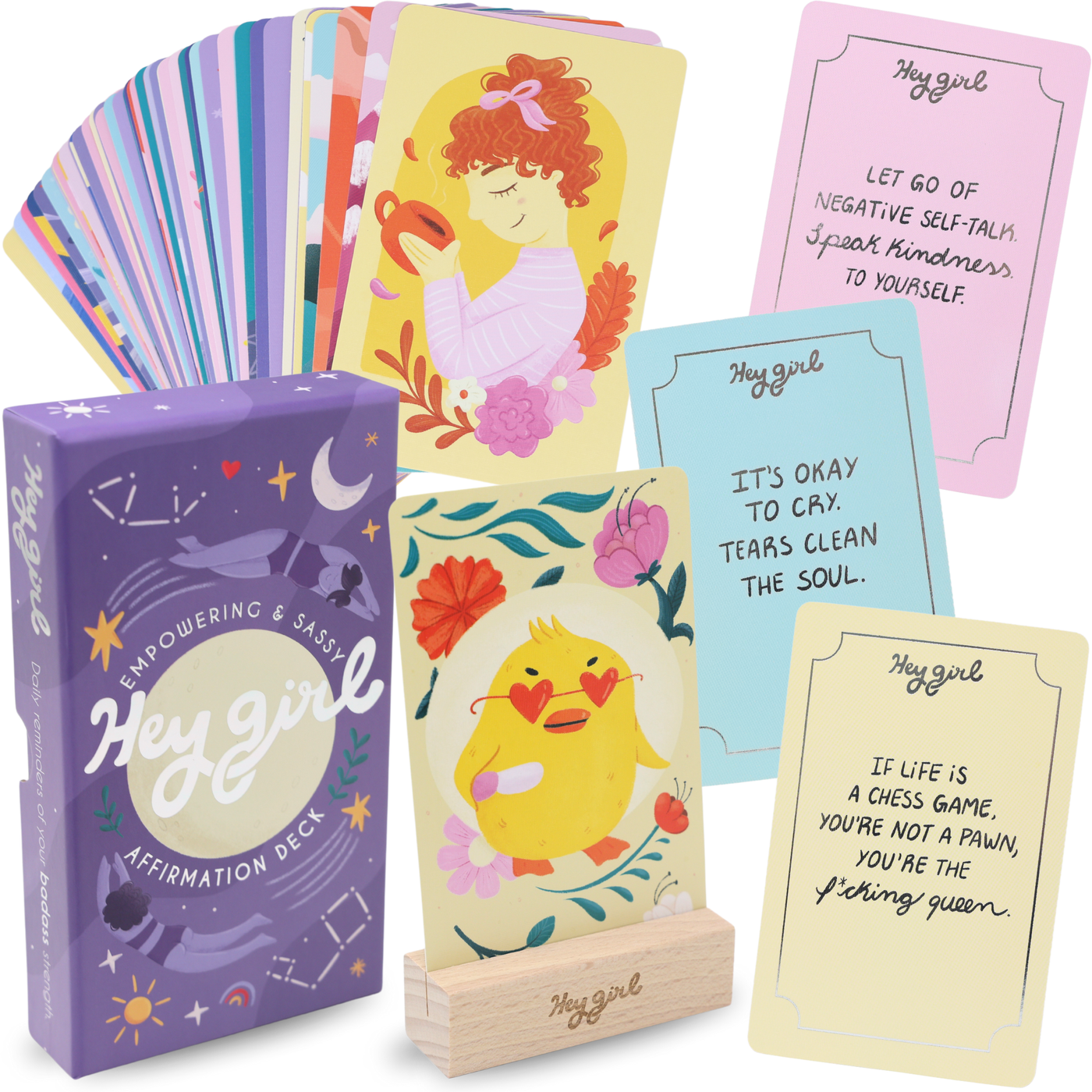 Hey Girl 60 Sassy Affirmation Cards for Empowering Women