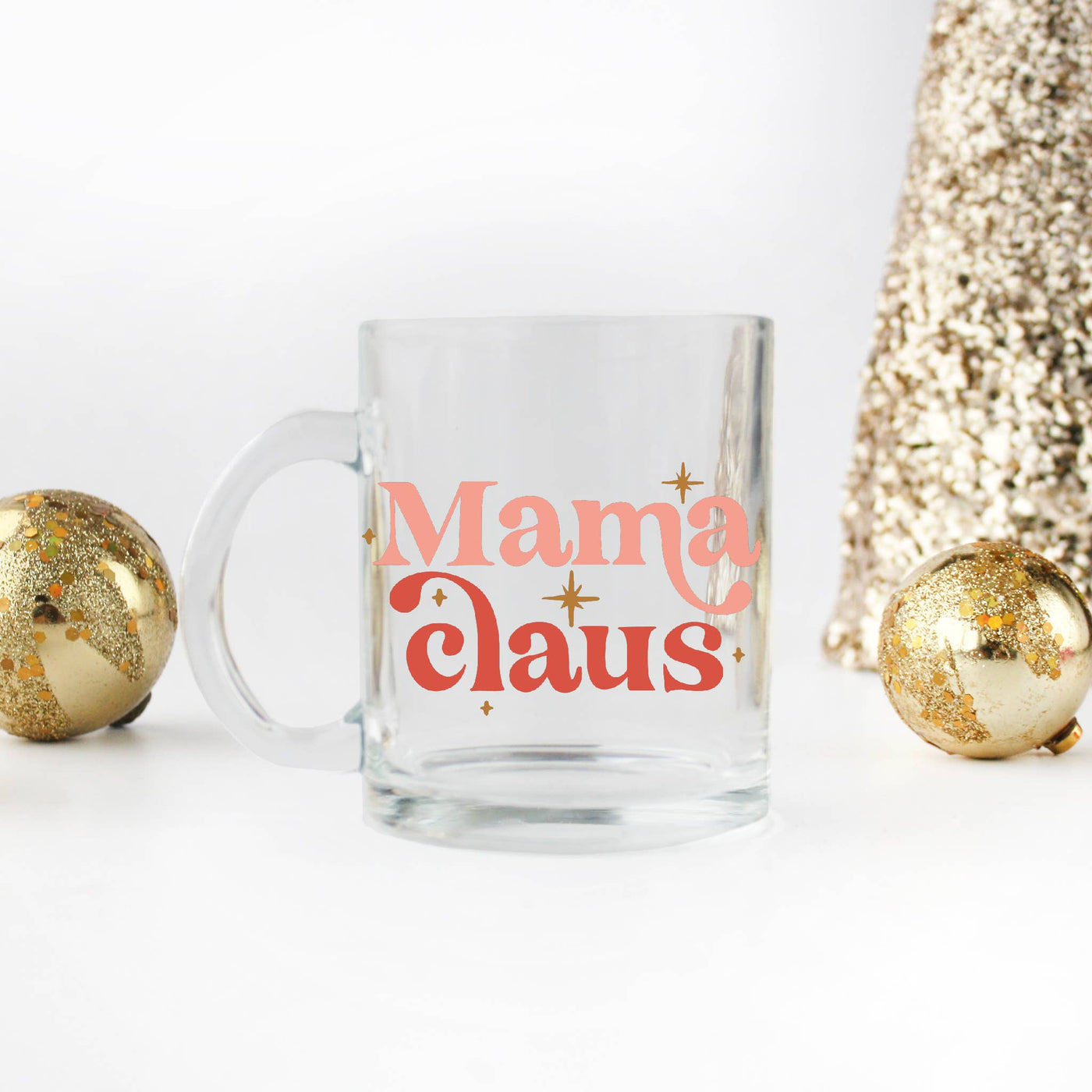 Mama Claus Glass Mug