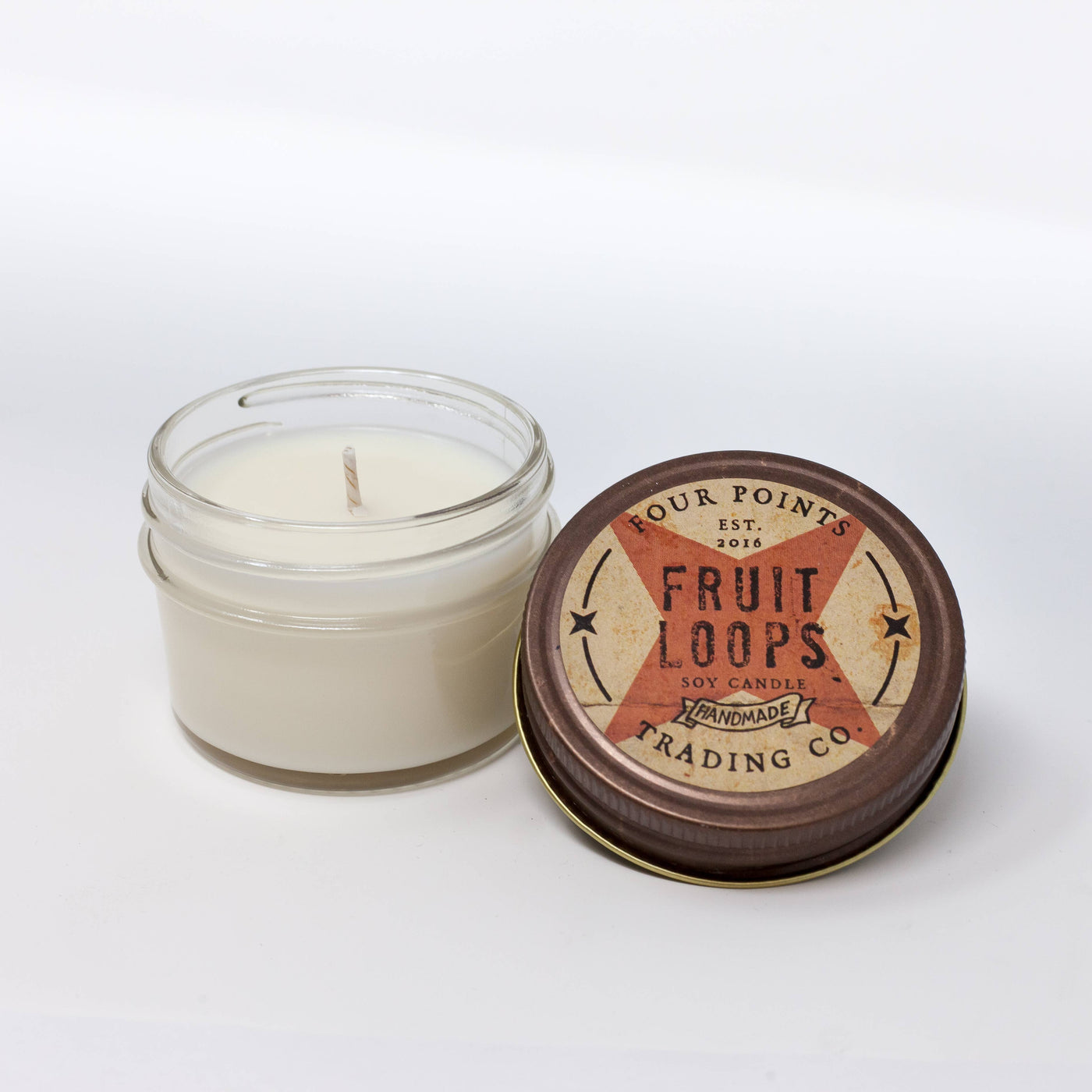 Four Points Trading Co - Fruit Loops 4 oz Soy Candle