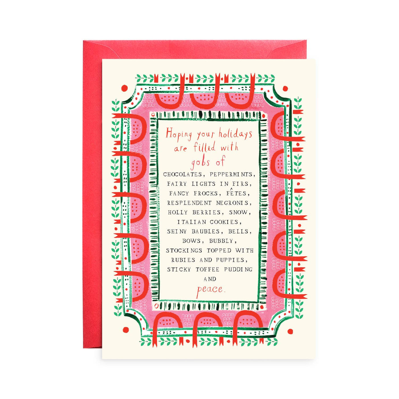 Holiday Wishlist - Holiday Greeting Card: Single Card