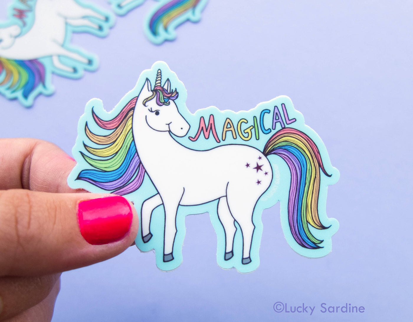 Unicorn, Magical Vinyl Sticker