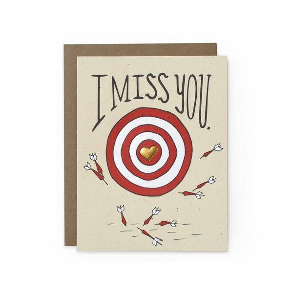 Wild Ink Press - Miss You Target Card