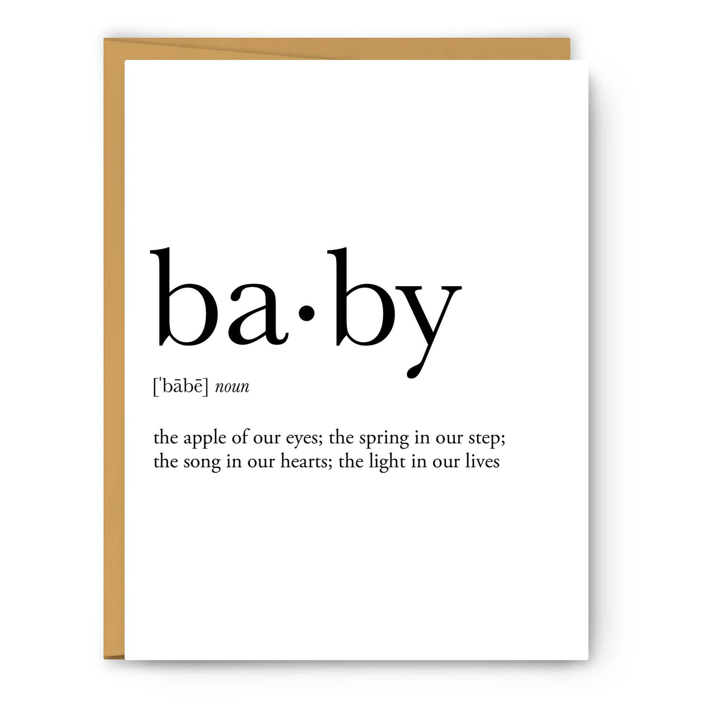 Footnotes - Baby Definition - Baby Card
