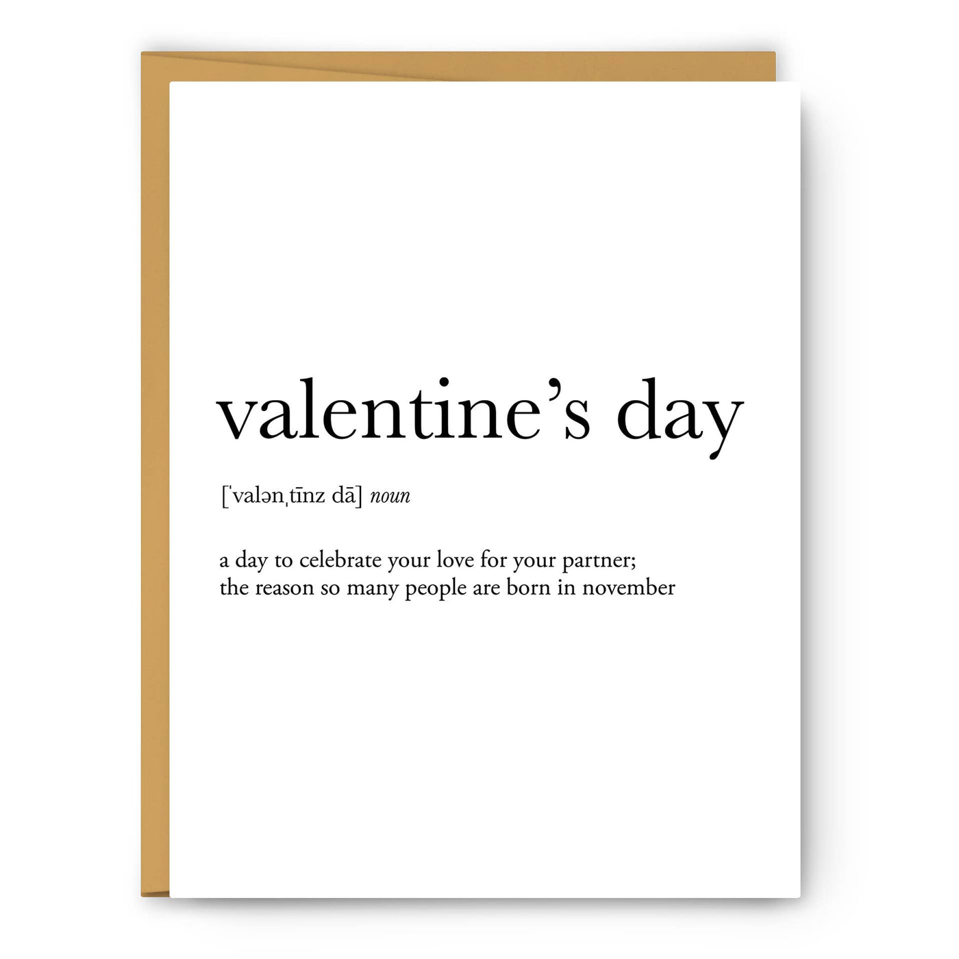 Footnotes - Valentine's Day Definition - Valentine's Day Card